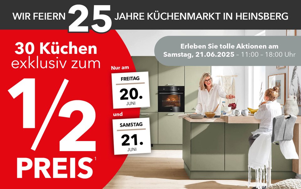 Jubiläum Küchenmarkt Heinsberg