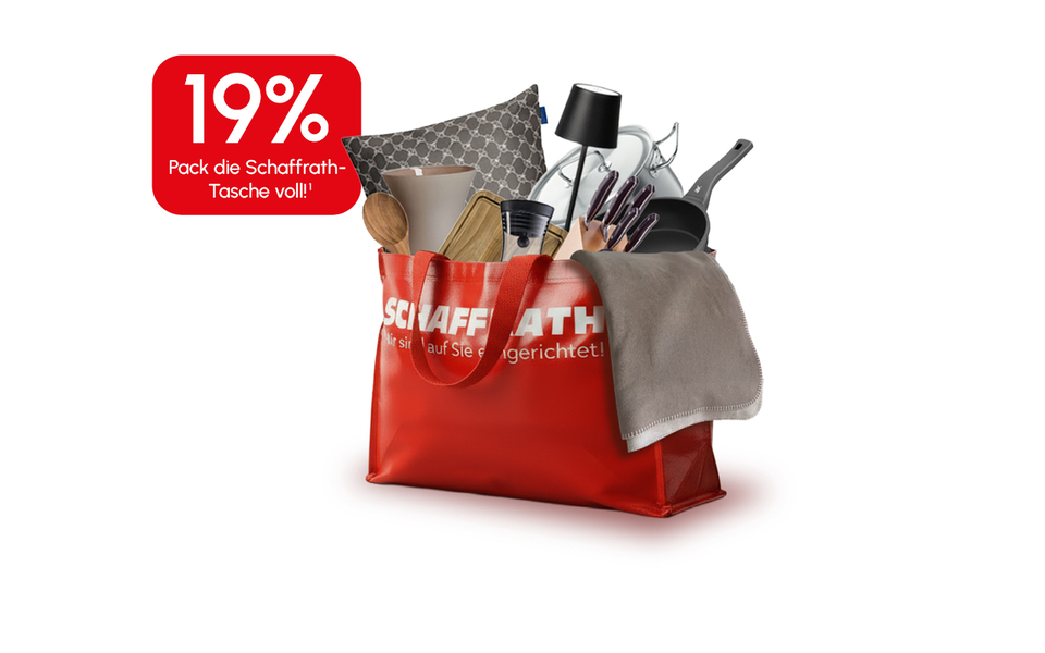 Pack die Schaffrath-Tasche voll 15% Rabatt