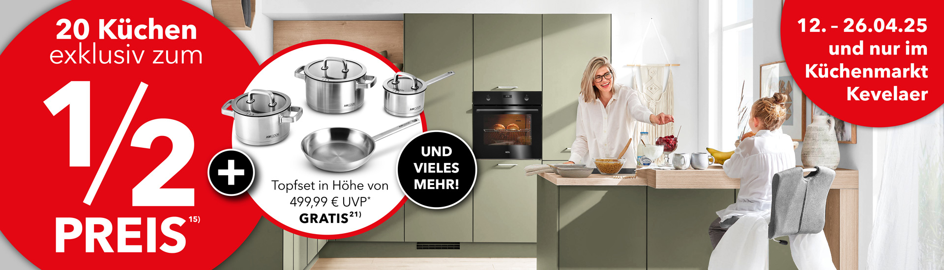 KÜCHEN-KNALLER IN KEVELAER!