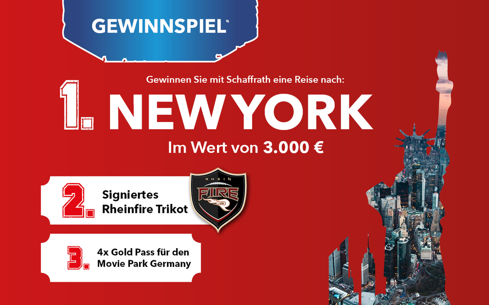 Gewinnspiel beim All American Day bei Schaffrath