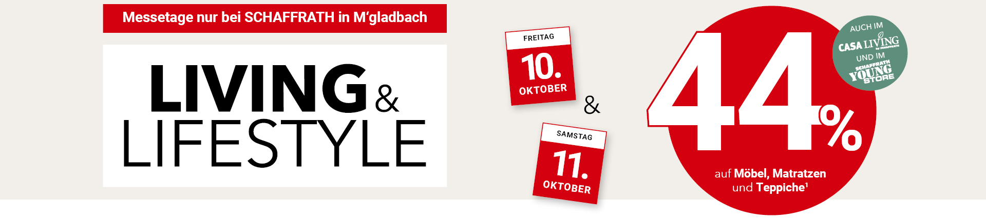 Lifestyle Messetage bei Schaffrath in Mönchengladbach
