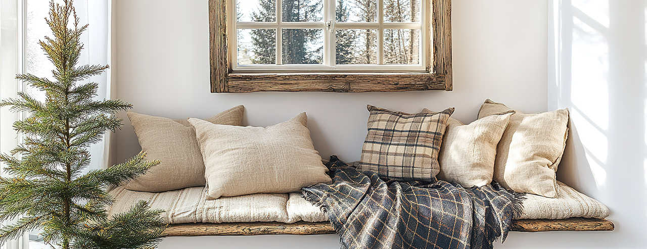 Nature Rustic als Wohntrend in der Weihnachtszeit