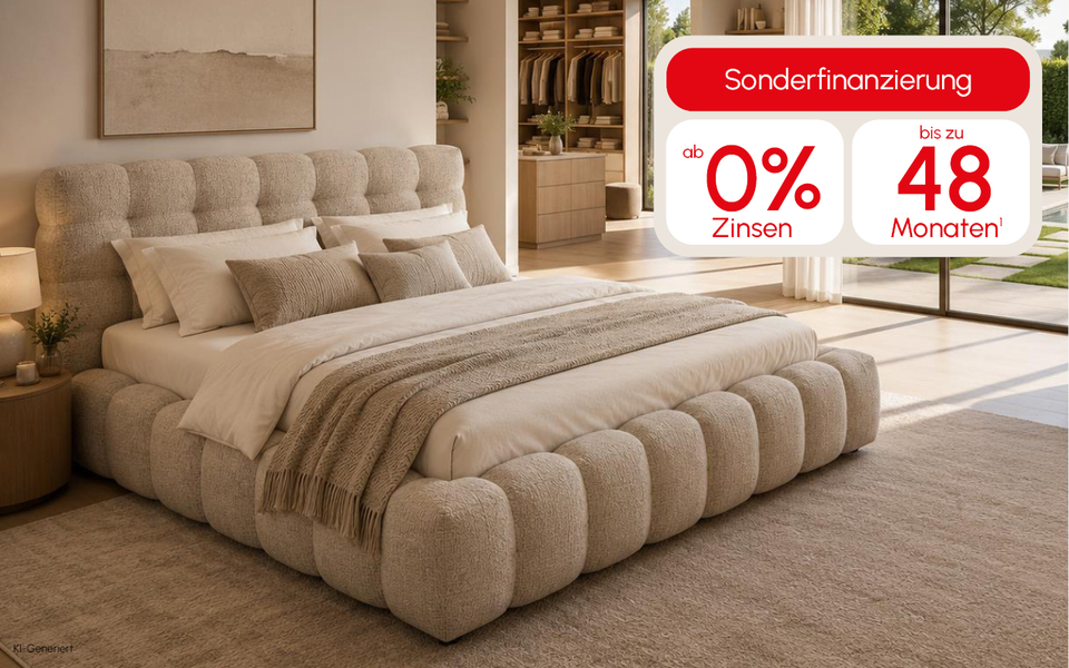 Sonderfinanzierung bis zu 48 Monaten 0 % Zinsen