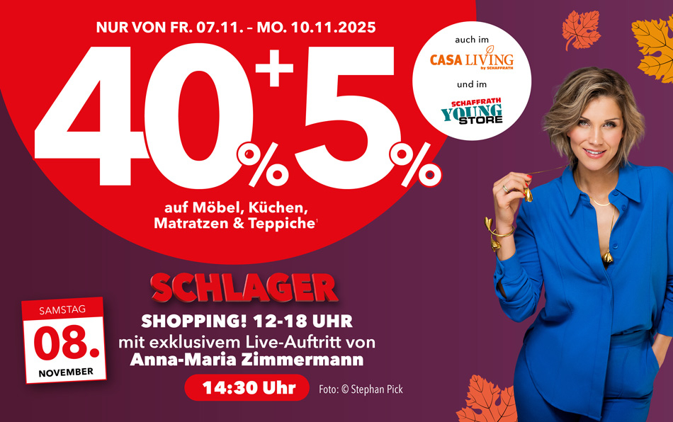 Schlagershopping in Moenchengladbach