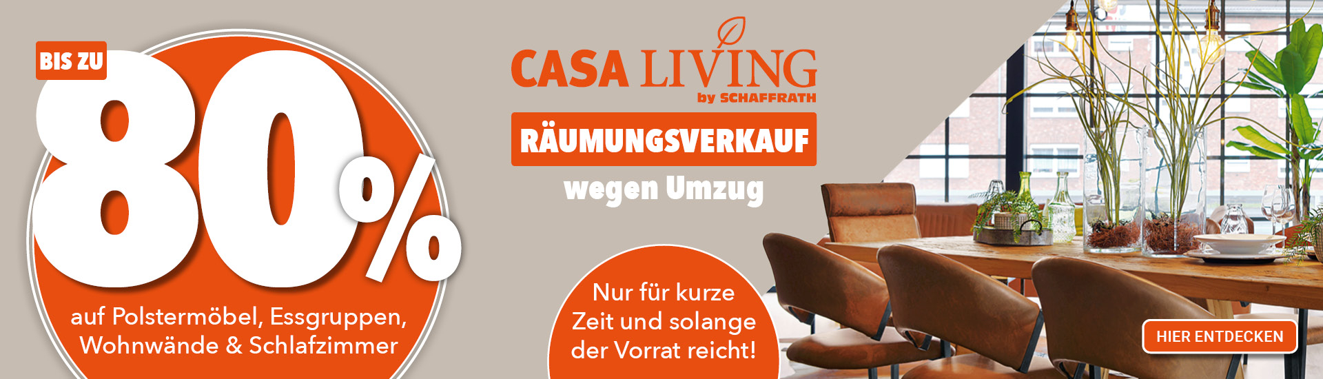Casa Living Räumungsverkauf 