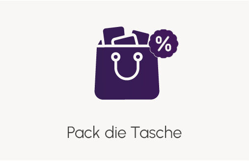 Pack die Tasche
