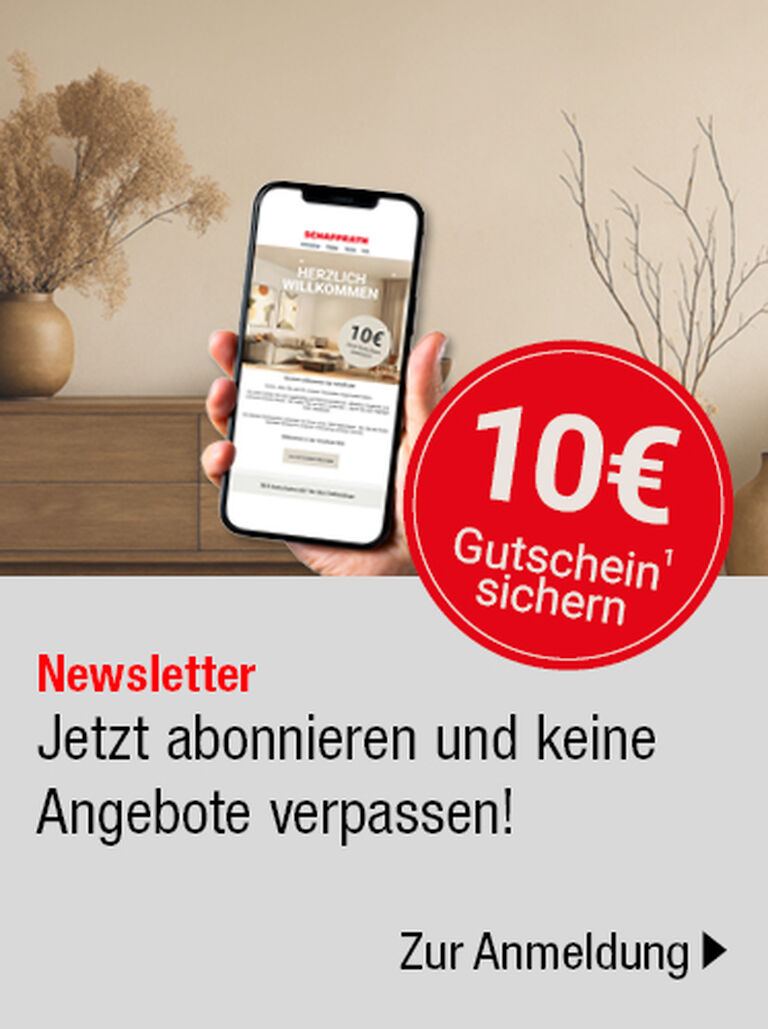 Newsletter Anmeldung 10€ Gutschein