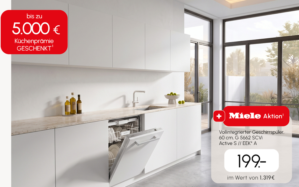 10 K&uuml;chen zum halben Preis, + Miele Aktion