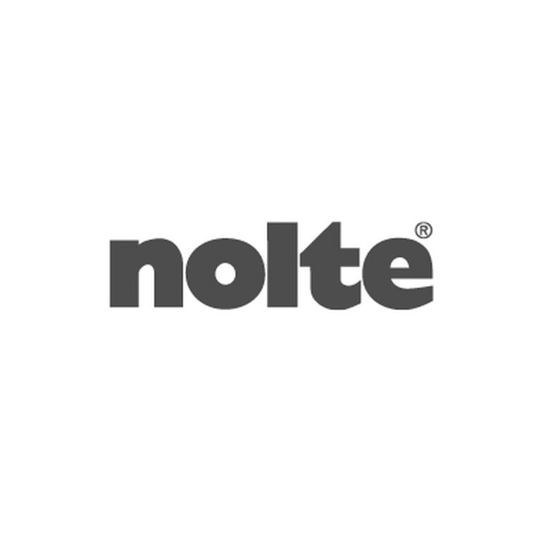Weißes Bild mit Schriftzug "nolte"