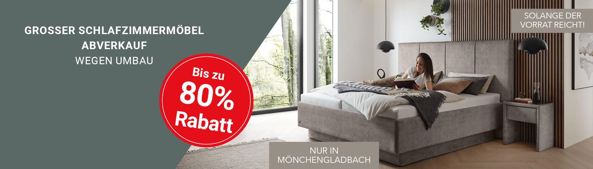 großer Schlafzimmermoebel abverkauf  wegen umbau 80% Rabatt