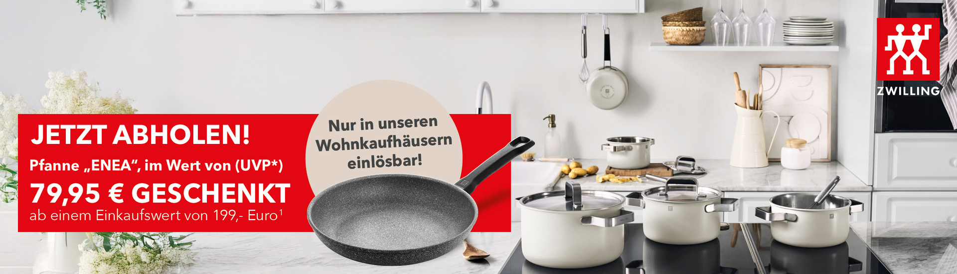 Sichern sie sich jetzt Ihre Gratis-Pfanne von ZWILLING!