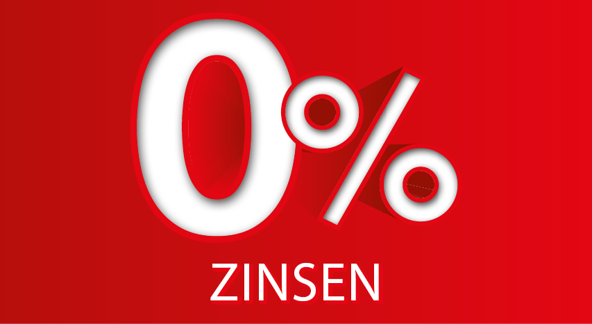 Finanzierung 0% Zinsen