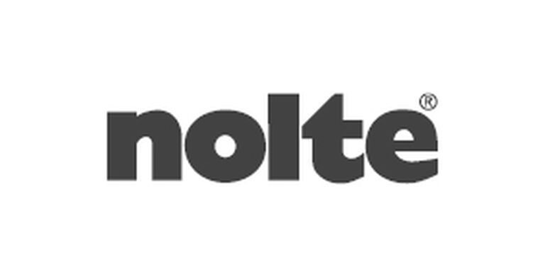 Wei&szlig;es Bild mit Schriftzug "nolte"