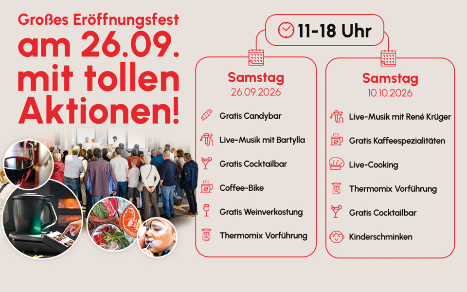 Event Neuer&ouml;ffnung K&uuml;chenstudio Ratingen