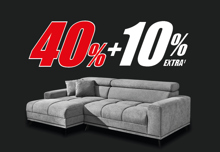 40%+10% Rabatt auf hochwertige Möbel, Matratzen und Teppiche im Schaffrath Black Sale