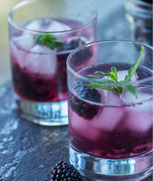 Brombeerlimonade
