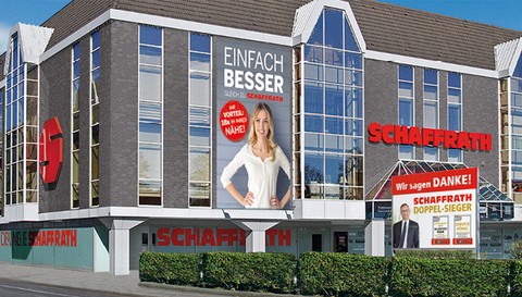Außenansicht Schaffrath Wohnkaufhaus Düsseldorf