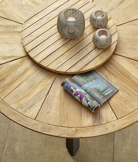 Runde Gartentische im Trend