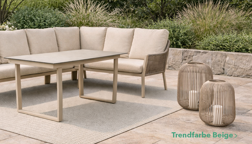 Trendfarbe beige