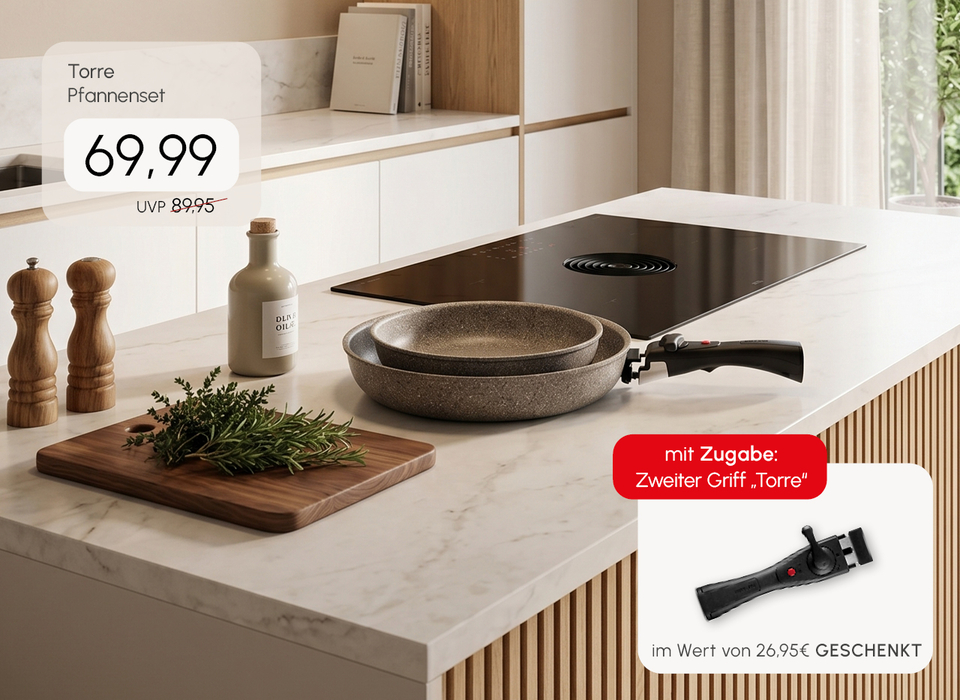 Moderne K&uuml;che mit Naturstein Arbeitsplatte Angebot