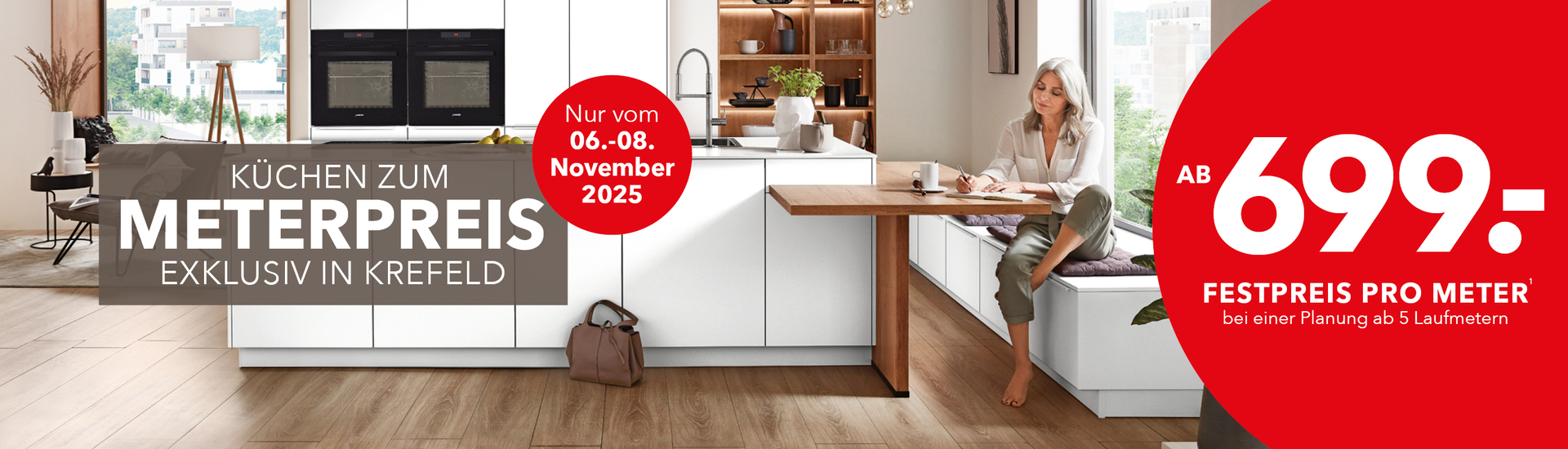 Exklusiver Küchen Meterverkauf