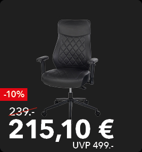 Falkenstein Drehstuhl schwarz