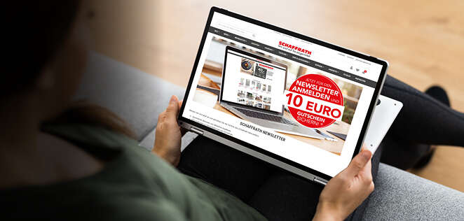 Newsletter anmelden 10 Euro geschenkt