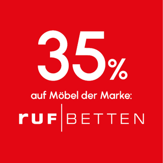 35 % auf M&ouml;bel der Marke Rufbetten
