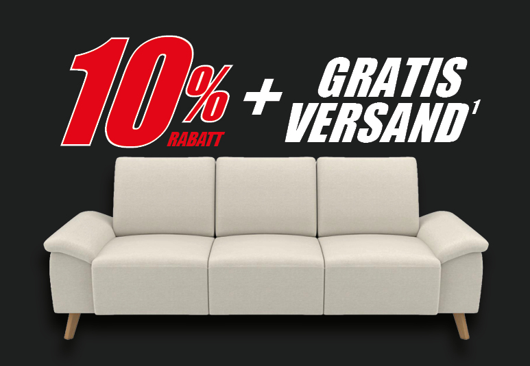 10% Rabatt auf hochwertige Möbel online + gratis Lieferung im Schaffrath Black Sale