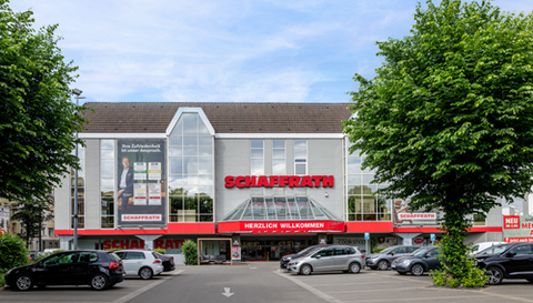 Außenansicht Schaffrath Wohnkaufhaus Düsseldorf