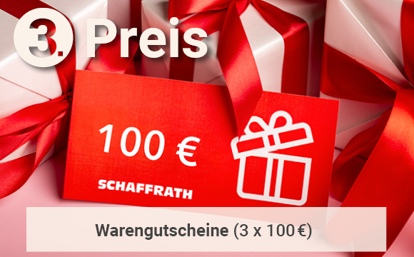 3. Preis: Warengutscheine (3x100&euro;)
