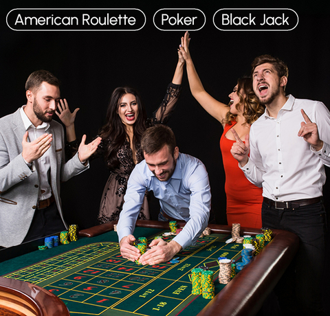 Poker, Black Jack, American Roulette