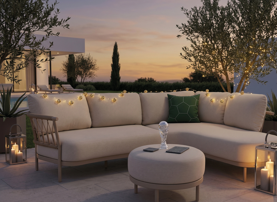 Lounges f&uuml;r sommerliche Fu&szlig;ballabende