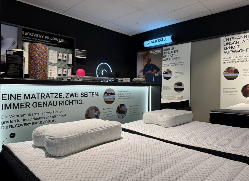BLACKROLL Matratzenstudio bei Schaffrath in M&ouml;nchengladbach