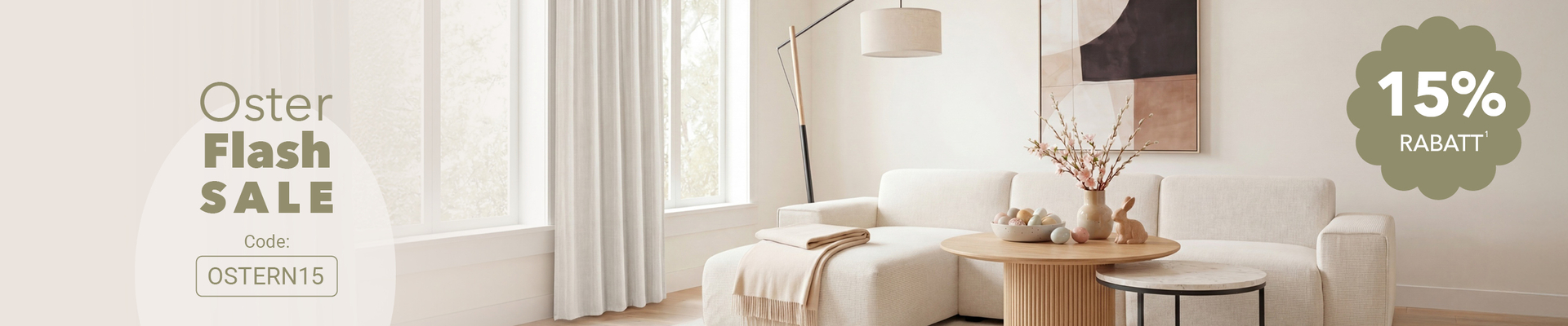 Flash Sale 10% Rabatt auf Produkte der Kategorie Haushalt