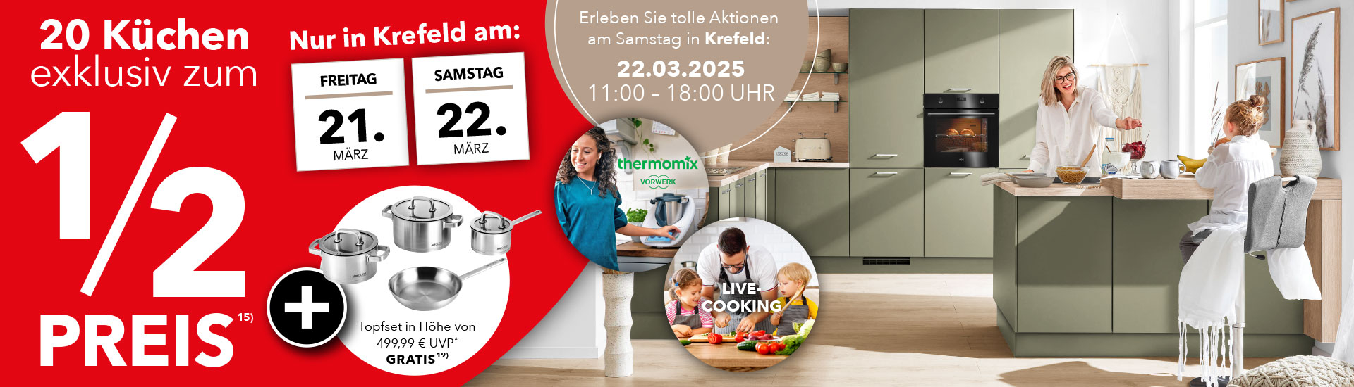 Küchen zum halben Preis in Krefeld
