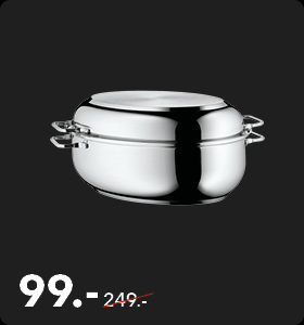 WMF Extrabräter aus hochwertigem Edelstahl 18/10. Jetzt statt 249 Euro nur noch 19,99 Euro im Schaffrath Black Sale.