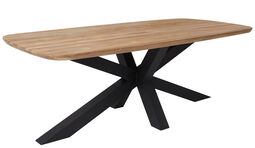Gartentisch Teak X-Fuß