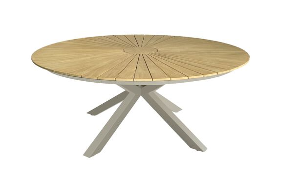 OUTDOOR Teakholz Esstisch rund