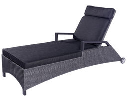 OUTDOOR Sonnenliege rollbar Polyrattan