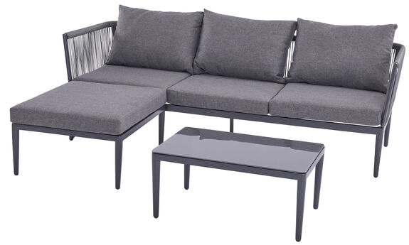 Gartensofa Set 3 tlg.