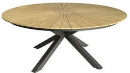 OUTDOOR Teakholz Esstisch rund