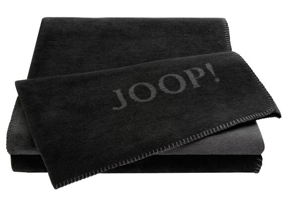 JOOP! Wohndecke schwarz-anthr.