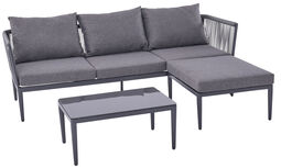 Gartensofa Set 3 tlg.
