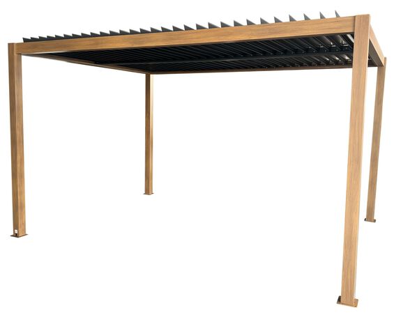 OUTDOOR Gartenpavillon 3x4 m Teakoptik