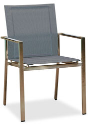 OUTDOOR Gartenstuhl Edelstahl/HPL