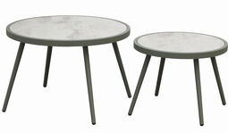 OUTDOOR Beistelltisch Set 2 tlg.