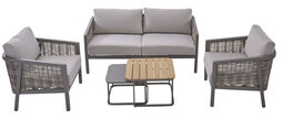OUTDOOR Gartensofa-Set 5 tlg.