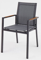 OUTDOOR Gartenstuhl Alu/Teak