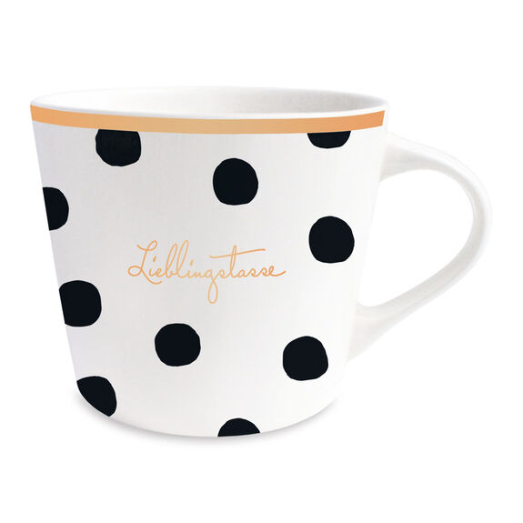 Grafik Werkstatt Goldtasse wei&szlig;